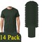 Gildan Heavy Cotton Forest Green Craft Blank T-Shirt Bundle for DIY Printing (2–14 Pack)